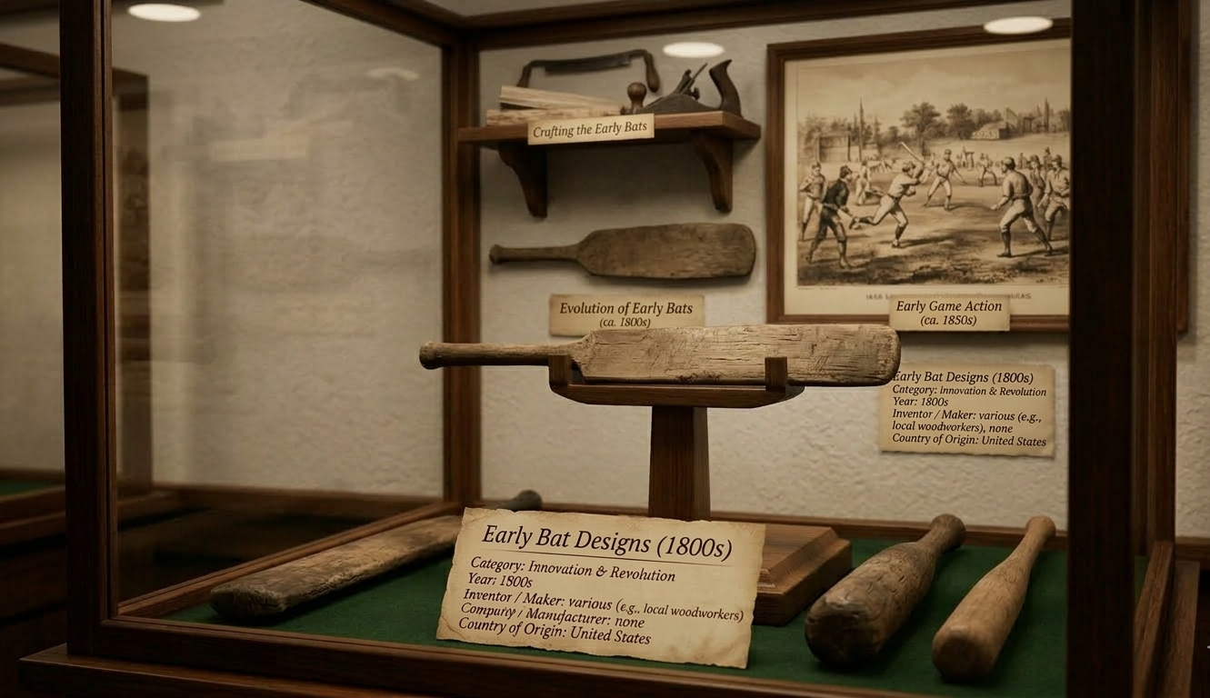 The Evolution of the Baseball Bat – Baseball Innovation Museum